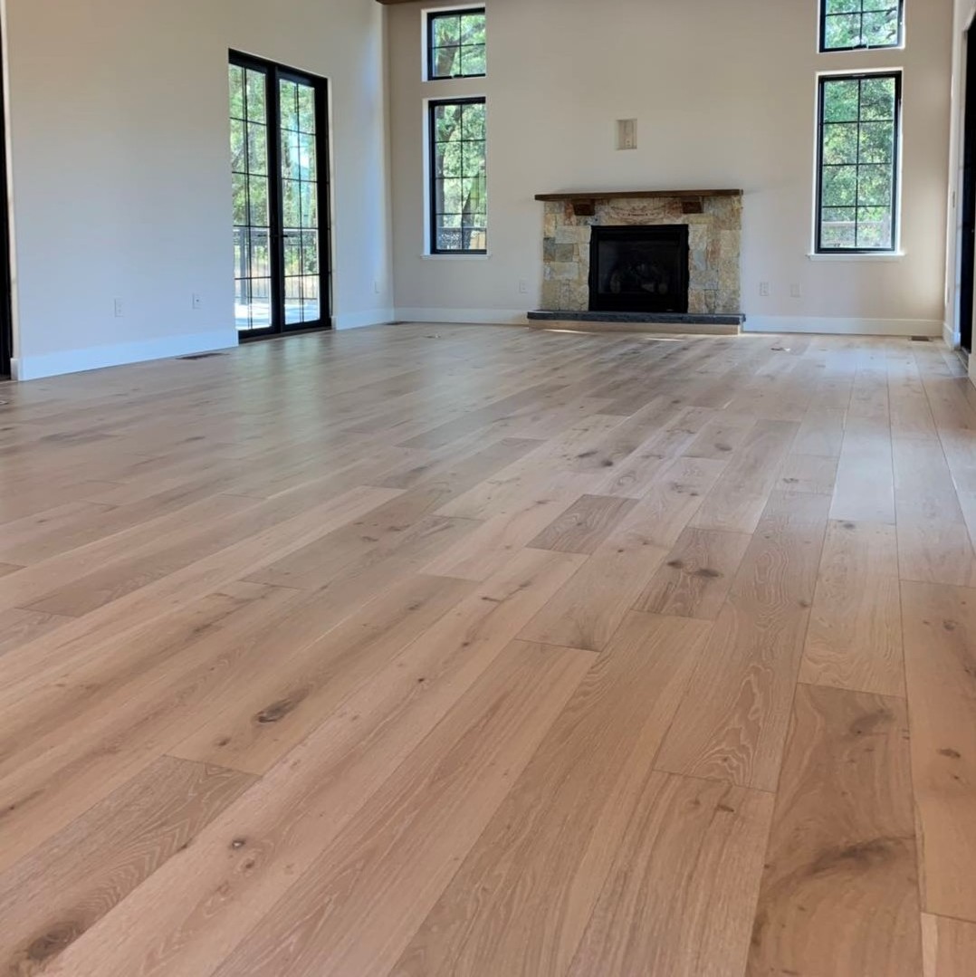 KANGTON 190mm Wide Plank  European Oak Engineered wood / Hardwood flooring with Brush Surface Matt finishing thickness 14mm/15mm