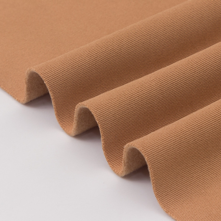 95% Polyester 5%Spandex 320g Elastic Brush Double Knit Scuba Fabric Sandwich Healthy Fabric For Sportswear And School Uniform