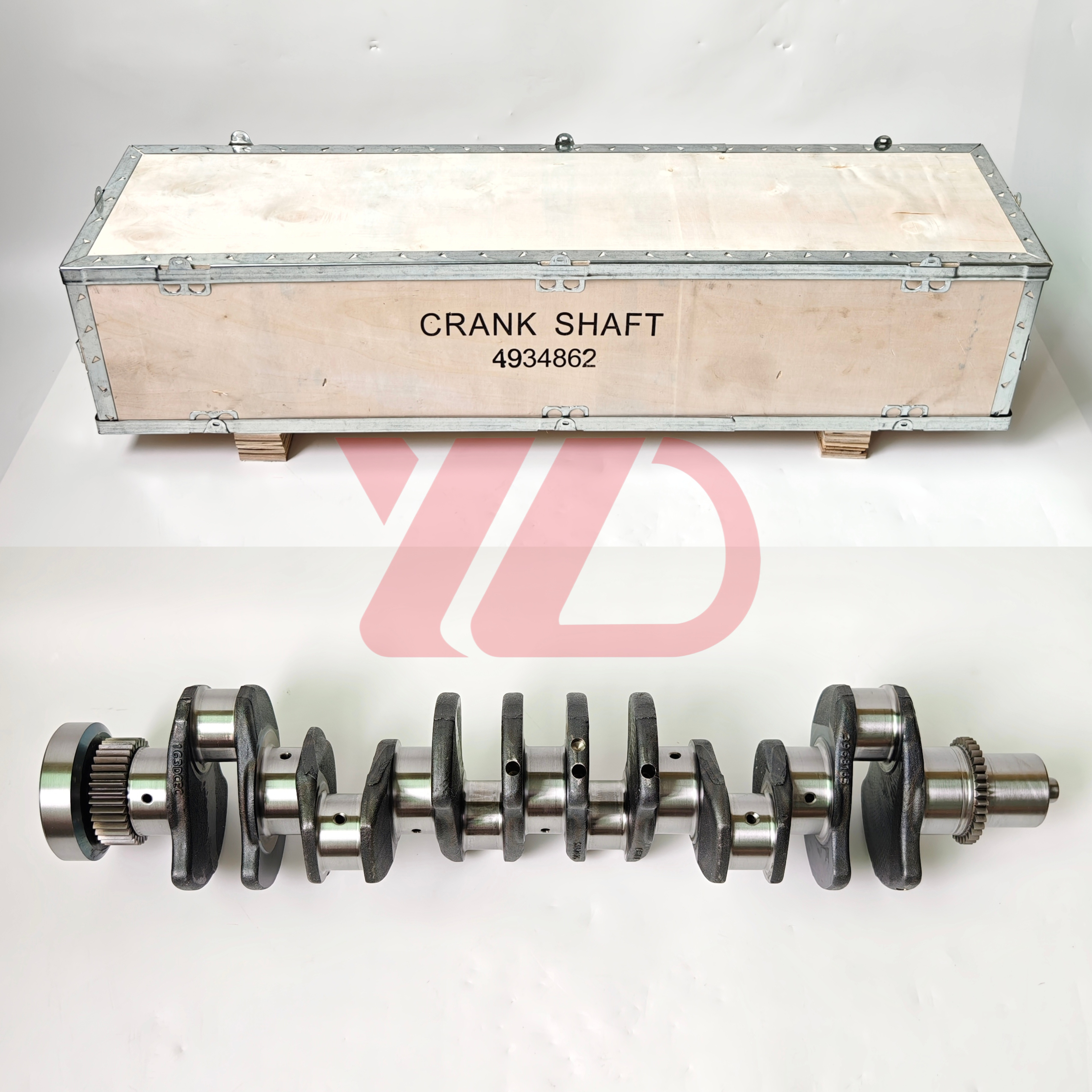 6D107 Crankshaft for PC200-8 Excavator Engine 6754-01-1310 4934862