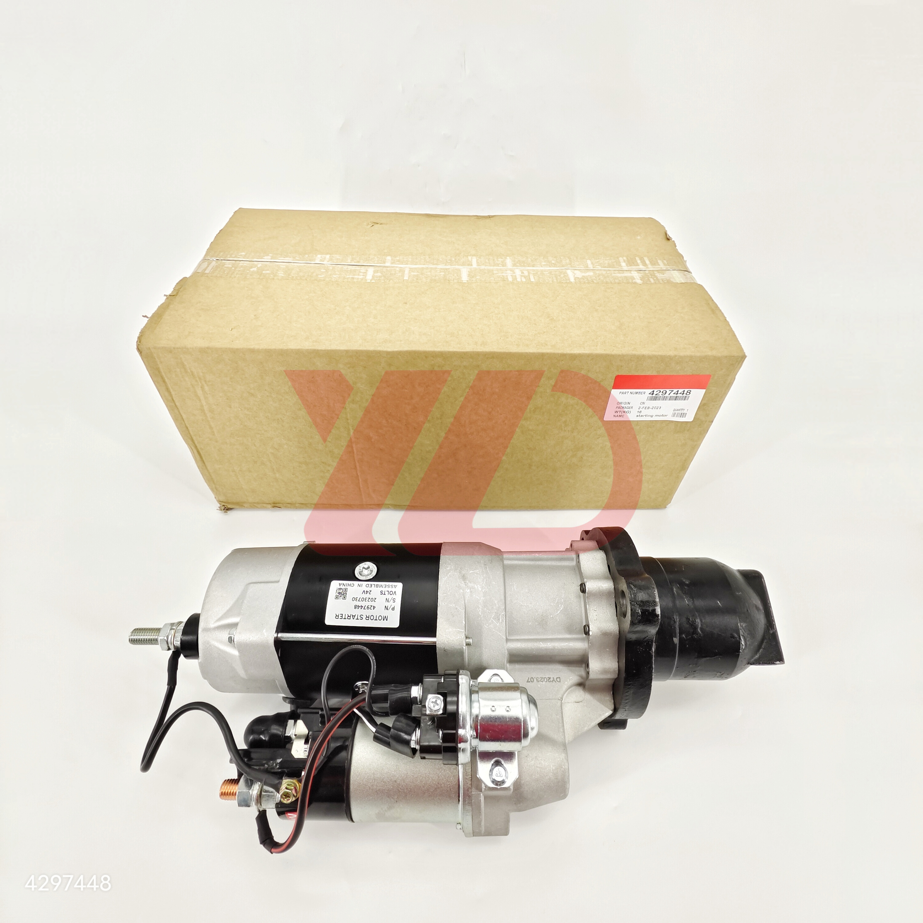 High Quality Diesel Engine Parts Starting Motor Starter 4297448 For Cummins 4BT 6BT NTA855 QSK19 arrancador del motor diesel