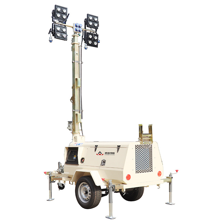 120w 220w Led Tripod Telescopic Stand Light Tower for Industrial Use