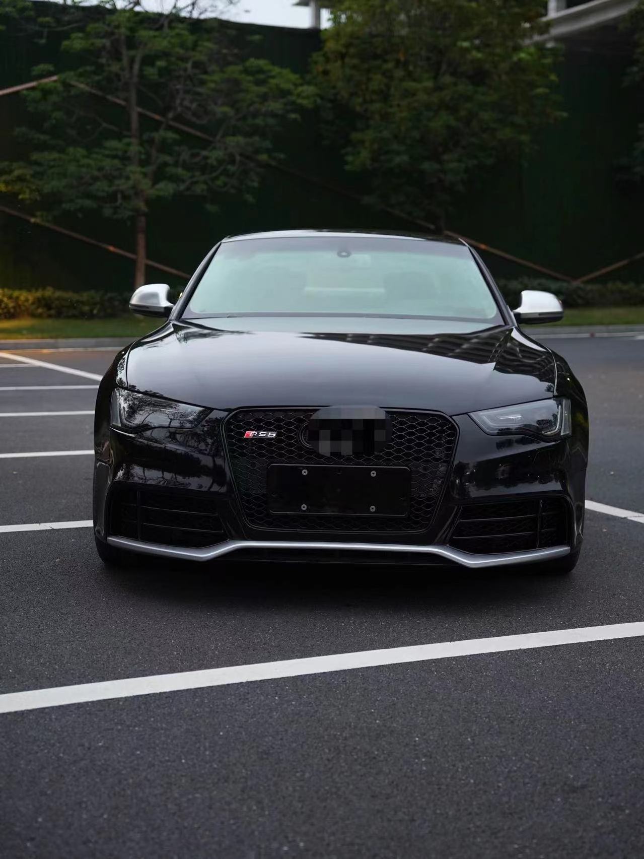 Popular and best-selling for Audi A5 B8 S5 RS5 sports style front bumper with grille PP material for Audi RS5 body kit