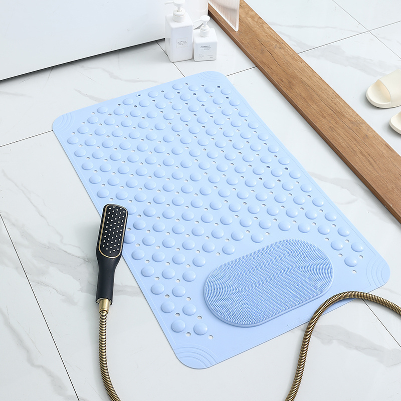 Non Slip Shower Non Slip Bathtub Mats with Suction Cups Rubber PVC Customized American Style Machine MADE 3 Years 100 PCS 680g