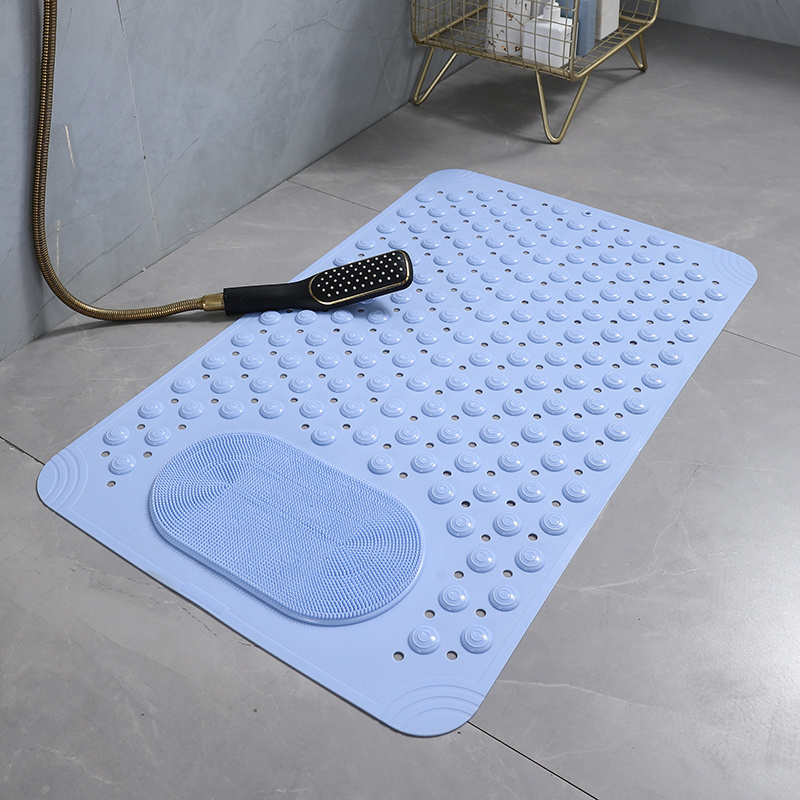 Style Foot Scrub Anti Slip Pvc Bath Mat Non Slip Bathroom Mat