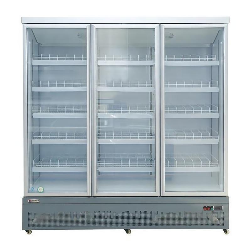 Commercial Mini Refrigerator Upright Beauty Glass Door Cooler Pepsi Beverage Monster Drink Display Fridge