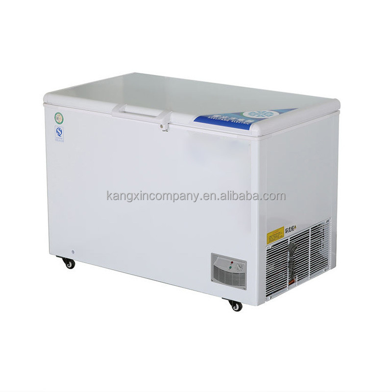 Commercial with lock cream deep upright refrigerator chest ice storage freezer