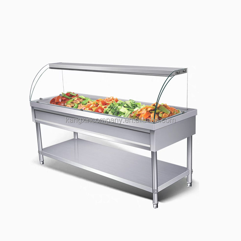 High Quality Top Soup Bain Marie Food Warmer Catering Stainless Steel Counter