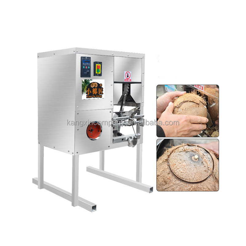 Automatic coconut dehusking skin peeling machine coconut desheller