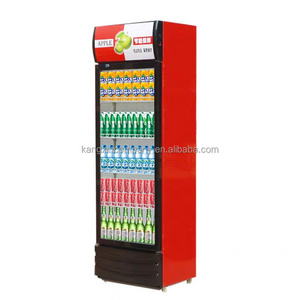 Vertical freezers fridges glass Equipment double door fridge display freezer