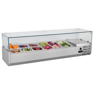 Hot selling Top Salad Refrigerator Sandwich Prep Table Refrigerated Counter