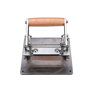 Manual tannery splitting leather skin skiving machine