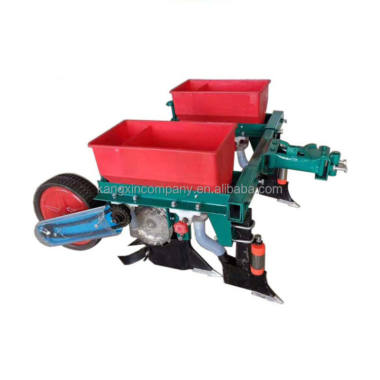 Hot Sale precision corn seeder for walking farm tools Hand tractor Mini planter One row two rows