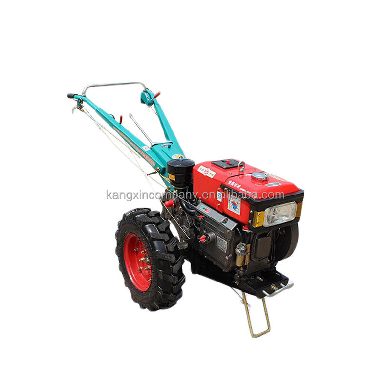 With disc plough machine Farm equipment mini plow 2 wheel walking tractor