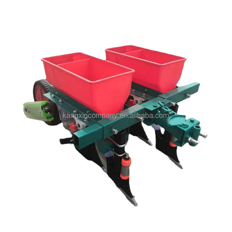 Hot Sale precision corn seeder for walking farm tools Hand tractor Mini planter One row two rows