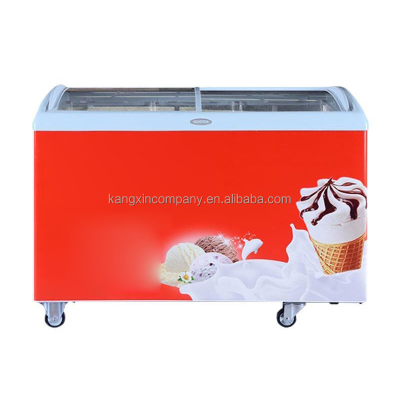 New Design portable slim box container scoop ice cream freezer