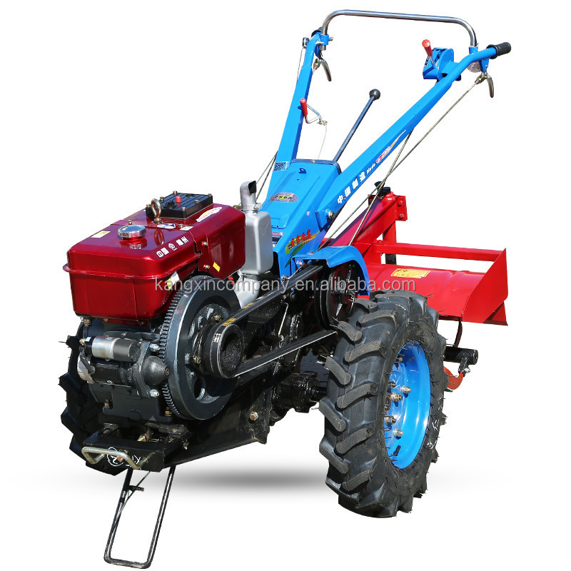 High Efficiency 15 18 hp cultivators walking tractor Hand ploughing machine