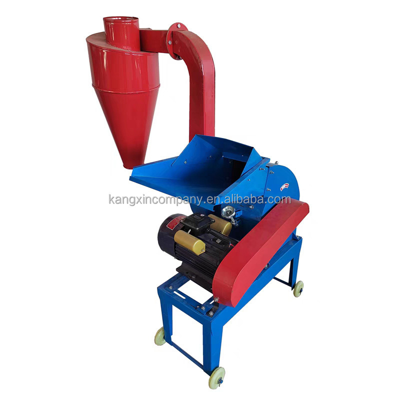 Mill 800-1500kg/h Crusher Feed Processing Soybean Bran Nut Shell Grinder Machines Maize Corn Hammer