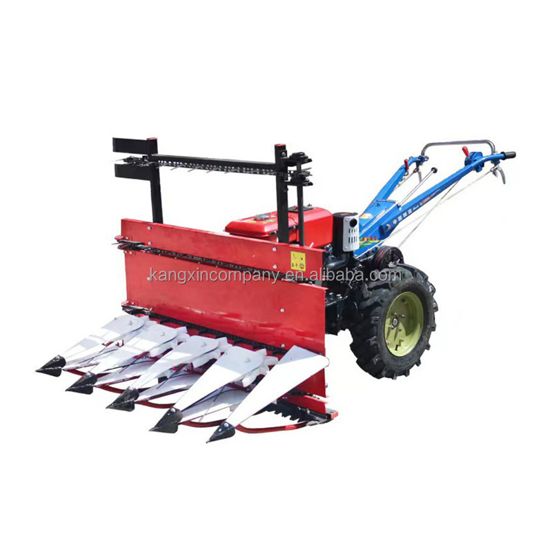 High Efficiency Hand Push Harvesting Machine Forage Harvester Rice Swather