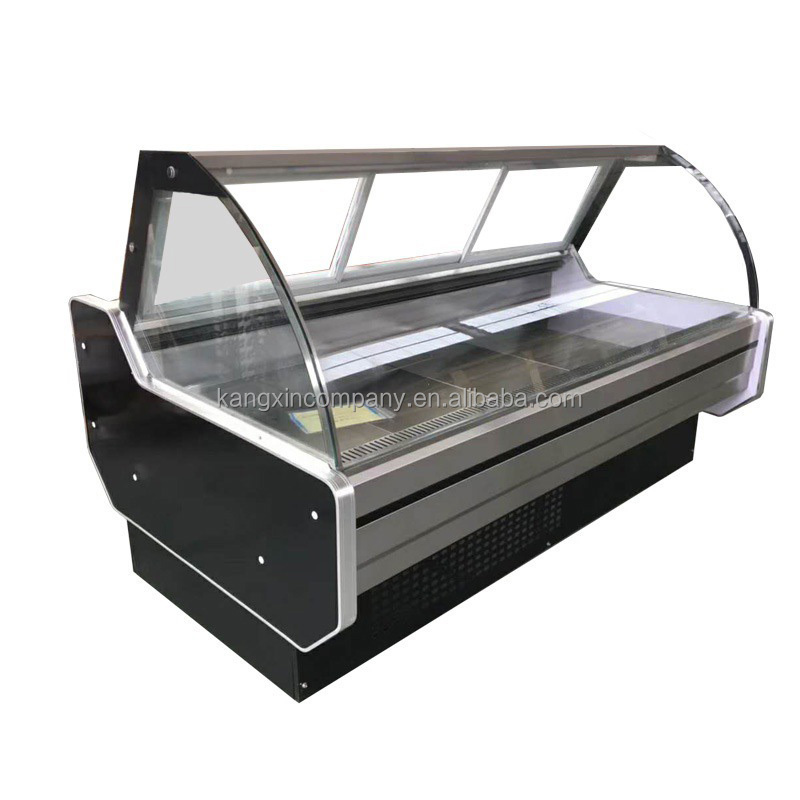 Open Counter Cold Food Deli Display Refrigerator Case Fridge Top Serve Freezer