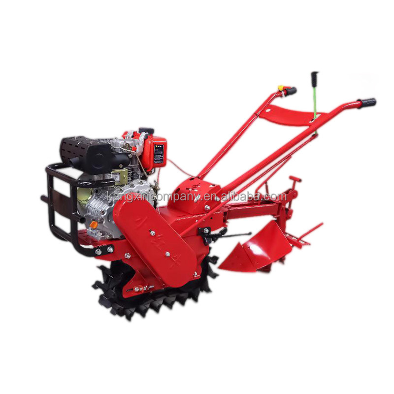 High Quality Gasoline Engine Mini Tiller Small Plough Machine