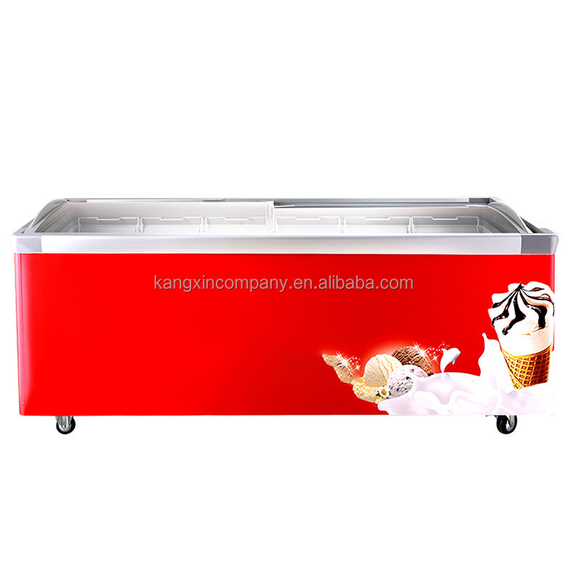 New Design portable slim box container scoop ice cream freezer