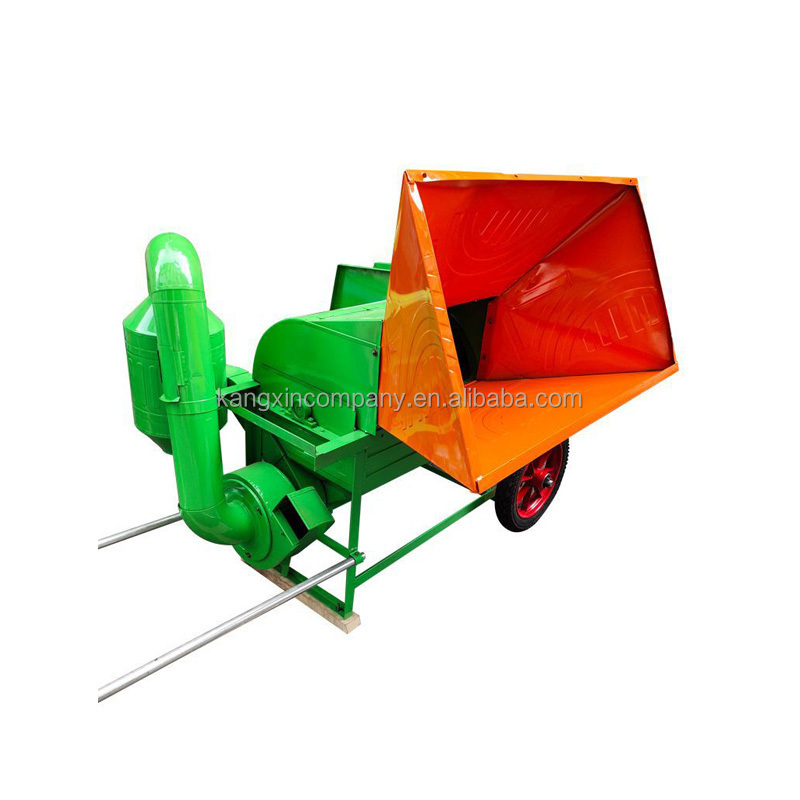 High Efficiency Soybean Foot Powered Wheat Machine Diesel Multiple Crop Thresher