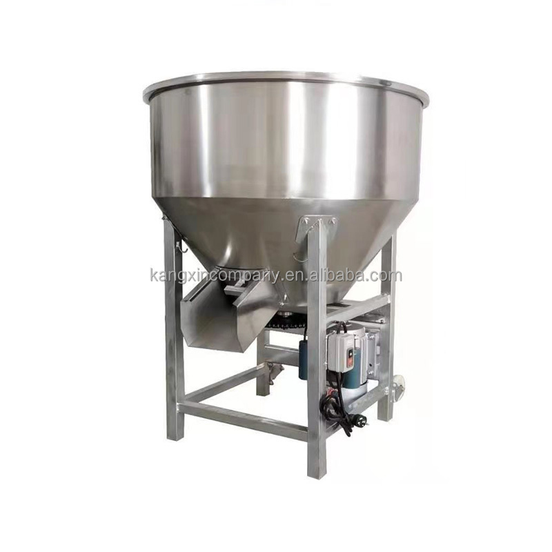 Hot sale mix animal food plant poultry grinder and mixer Small farm use simple chicken feed making machine