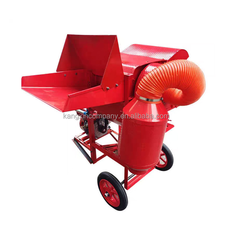 Automatic paddy rice machine rapeseed small grain wheat bean soybean thresher