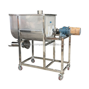 Stainless Steel Bag Paddle Mushroom Substrate Mix Machine Ribbon Blender Dry flour Mixer