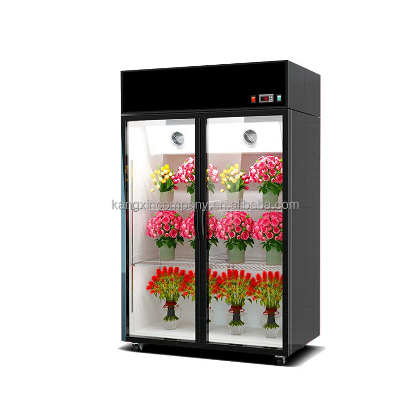 High Quality Glass Door Used Flower Refrigerator for best price