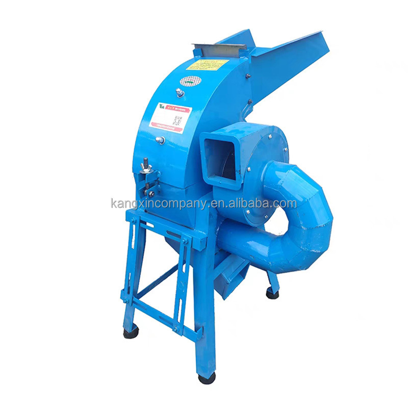 Mill 800-1500kg/h Crusher Feed Processing Soybean Bran Nut Shell Grinder Machines Maize Corn Hammer