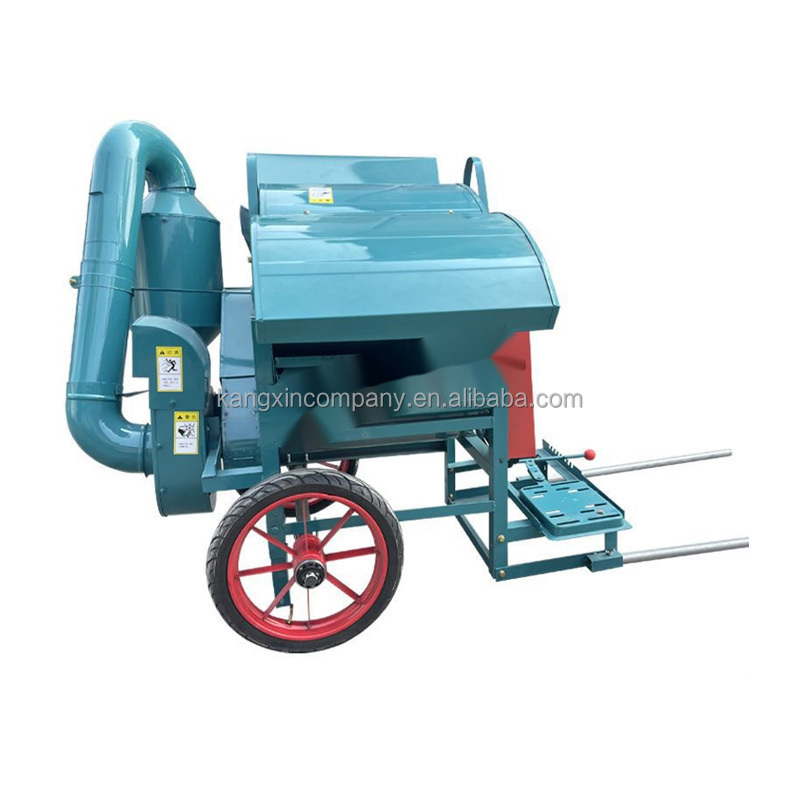 Multi-Functional Suppliers Soybean Foot Powered Wheat Machine Multiple Crop Thresher