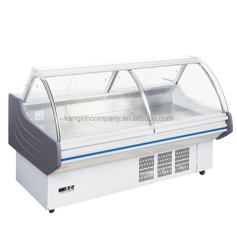 Open Counter Cold Food Deli Display Refrigerator Case Fridge Top Serve Freezer