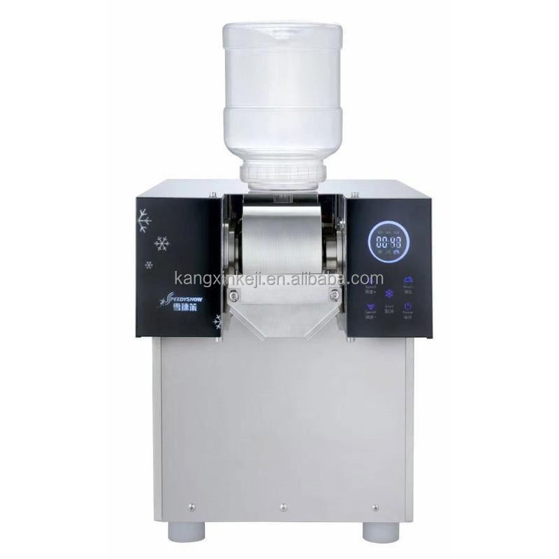 Full Automatic Milk Snow Ice Machine Korean Bingsu Machine Cooling Roller 9cm Snowflake Ice Making Machine