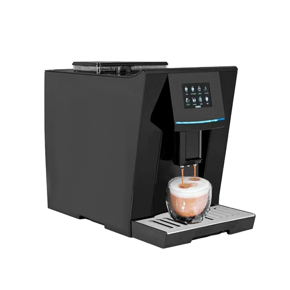 Commercial Automatic Cappuccino Maker Double Boiler Espresso Coffee Machine