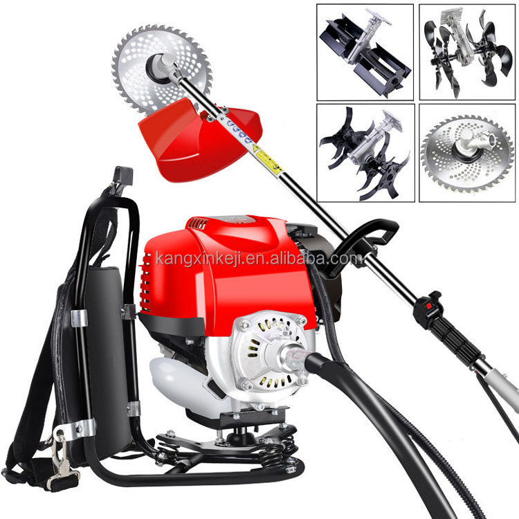 Backpack brush cutter cultivator rotary mower lawn mowers Gasoline engine drive tiller