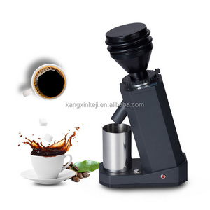 Professional Commercial Electric Stepless Coffee Grinder 64Mm Plus 110V 220V Titanium Espresso Flat Burr 800R/Min Low Speed