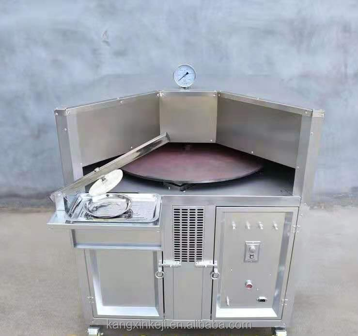 home commercial roti making machine pita roti bread maker oven electric  gas oven revolving plate Arabian bread naan bread oven