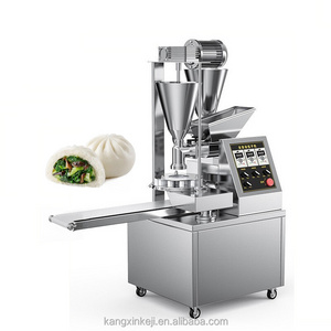 Automatic Soup Dumpling Momo Making Machine Steamed Stuffing Bun Machine Baozi Filling Machine For USA/Canada/India