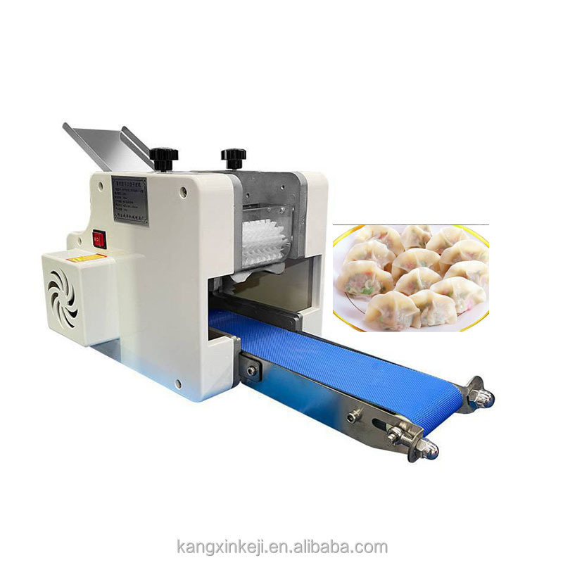 Commercial Automatic Tabletop High Quality Dumpling Empanadas Gyoza Pizza Wonton Dough Skin Wrapper Making Machine