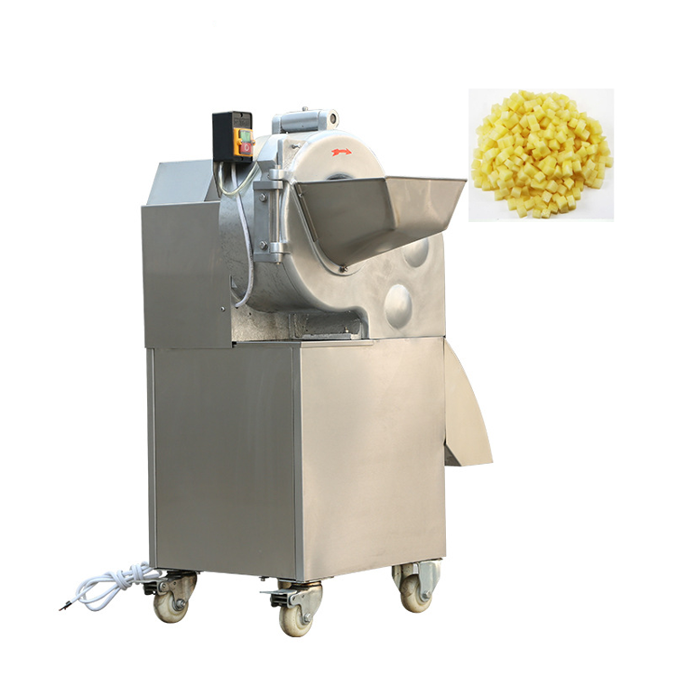 Industrial  carrot onion kiwi fruit apple mango vegetable dicer machine  cube cutting commercial vegetable dicer