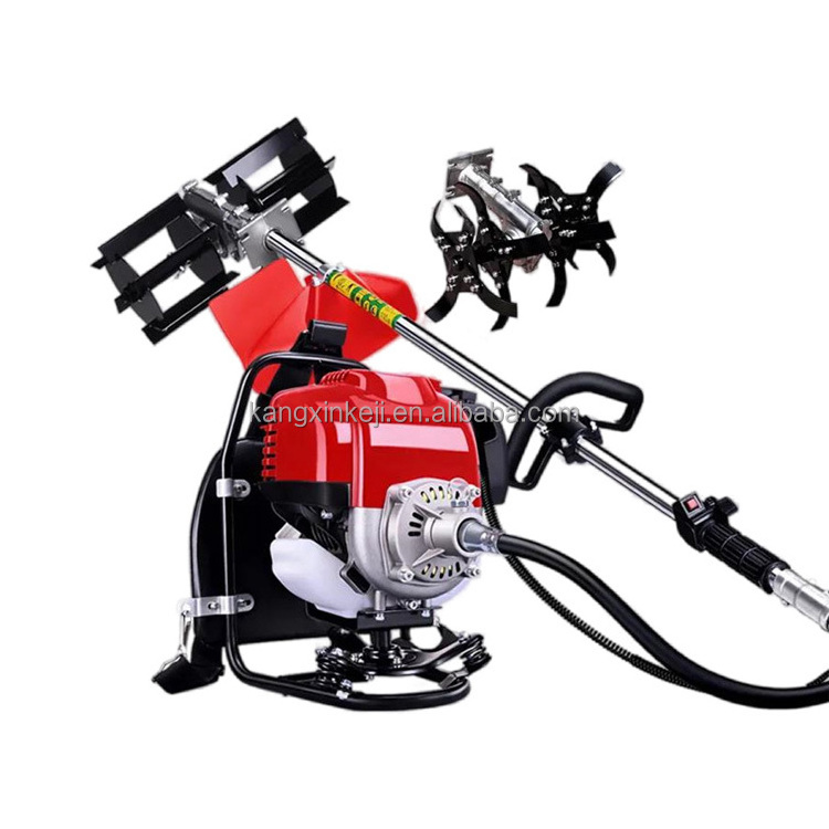 Backpack brush cutter cultivator rotary mower lawn mowers Gasoline engine drive tiller