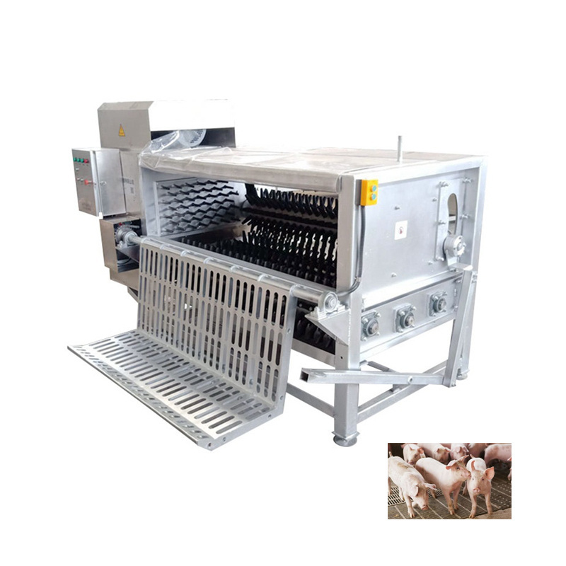 High Productivity abattoir hair singeing steam scalding machine pig slaughter equipment