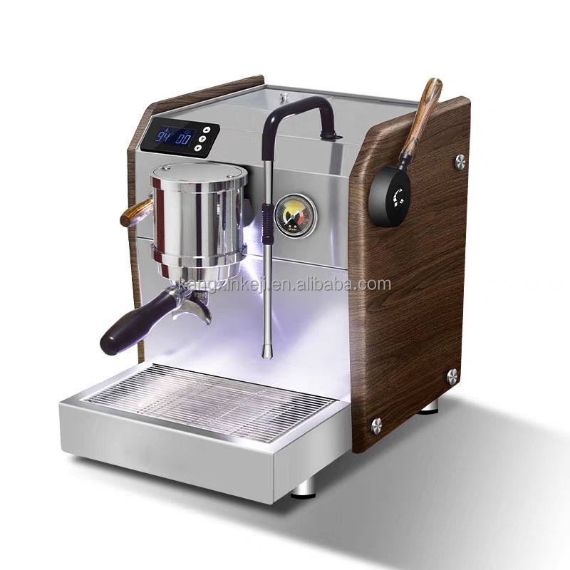 Shop Cafe Use Professional One Group Espresso Coffee Machines With Ss Water Tap Steam Frother