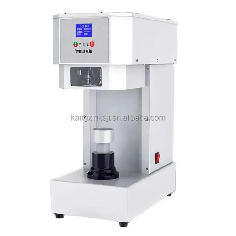 Intelligent Aluminium Foil Pop Can Sealing Canning Machine ally Plastic Beverage Juice Coffee Bottle Aluminum Lid Seale