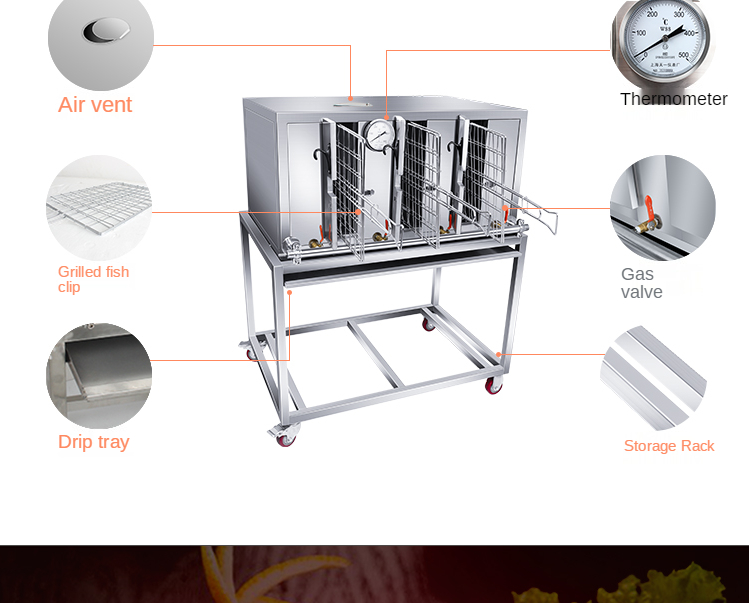 Hot selling automatic smokeless BBQ Satay Kebab skewer Machine chicken fish meat skewer grill machine