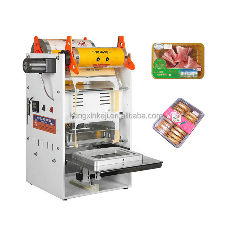 Fully Automatic Packaging Machine Map Lunch Box Tray Sealer For Sales