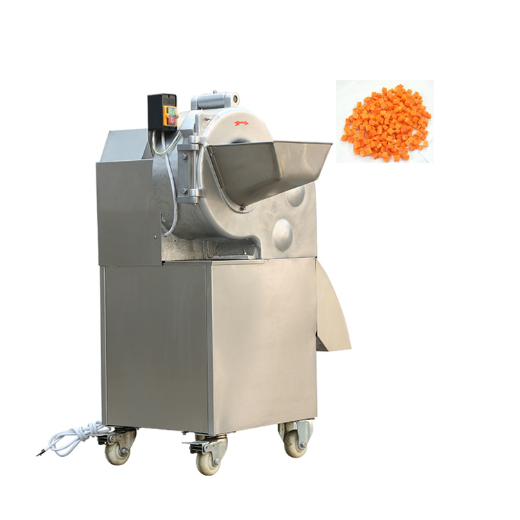 Industrial  carrot onion kiwi fruit apple mango vegetable dicer machine  cube cutting commercial vegetable dicer