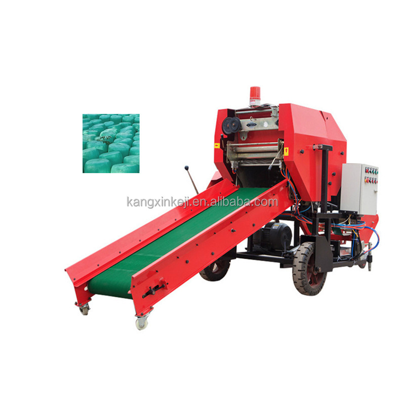 Manual hay baler rolling machine pine straw for best price