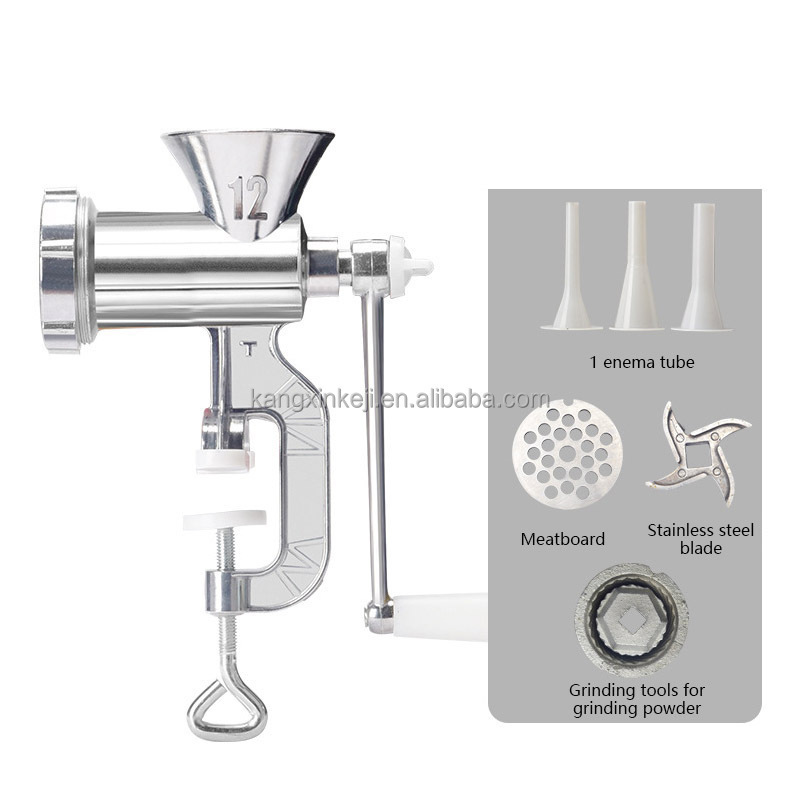 For Kitchen Hand Great making dumplings Manual Meat Grinder and Sausage Stuffer